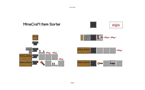 This is a simple layout of an Item Sorter. eigis : Everybody Is Good In Something, even when youre good in Nothing. Leonard. Minecraft Redstone Item Sorter, Minecraft Mine Cart System, Minecraft Automatic Storage System, Minecraft Item Sorter, Minecraft Guides, Redstone Creations, Minecraft Redstone Creations, Minecraft Farms, Minecraft Idea