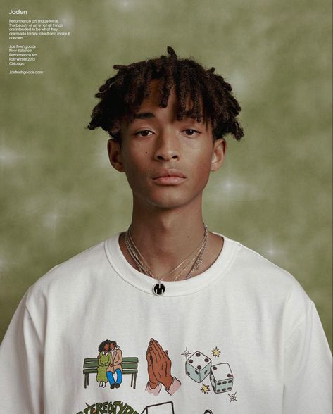 Jaden Smith Dreads, Black Person Reference, Jayden Smith, Jaden Smith Fashion, New Balance 993, Short Dreads, Winter 22, Black Men Hairstyles, Jaden Smith