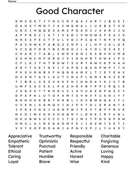 Good Character Word Search Third Grade Word Search, Counseling Tips, Friendship Words, Positive Character Traits, Word Search Puzzles Printables, Free Printable Word Searches, Free Word Search, Scramble Words, Christmas Word Search