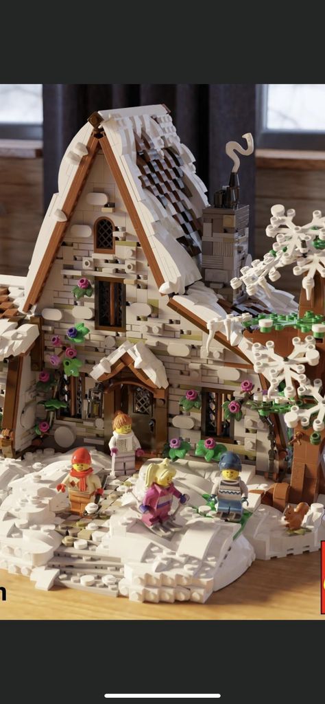 Lego Diorama, Lego Christmas Village, Brick Ideas, Lego Winter Village, Lego Village, Lego Winter, Lego Halloween, Lego Buildings, Construction Lego