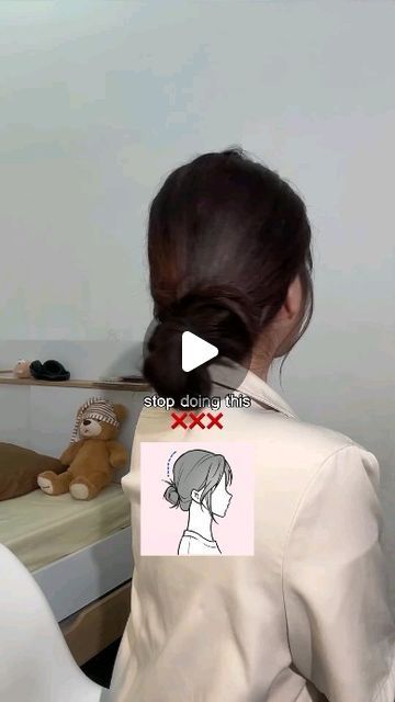 Rizy❤️ on Instagram: "Simple bun hairstyle   #hair #hairaccessories #hairhack #hairstyles #hairtutorial   [Korean hairstyle, office hairstyle, college hairstyles, pretty bun, messy bun, cute bun, hairstyles, hairtutorial, hair , easy hairstyles, fashion, trending hairstyles, braid, hair hack, ootd, trend, korean trend]" Hairstyle Office, Korean Hair Bun, Korean Bun Hairstyles, Simple Bun Hairstyle, Korean Hairstyle Long, How To Bun, Pretty Bun, Korean Bun, Simple Bun