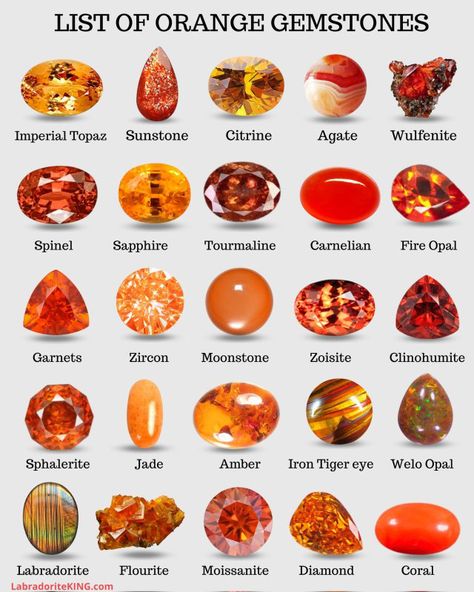 Aestethic Things, Gemstone Colours, Gemstones Chart, Fancy Accessories, Orange Crystals, Beautiful Stones, Orange Cake, Dope Jewelry, Vintage Glam