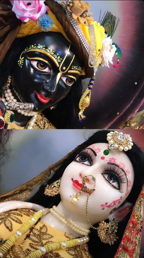 Bal Radha Rani, Radha Rani Image Barsana, Radha Rani Image, Sri Krishna Photos, Krishna Makeup, Hari Krishna, Radha Govind, Hindu Statues Goddesses, Krishna Avatar