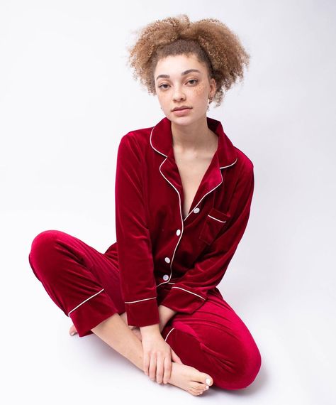 Red velvet Pyjamas set, Nightwear, Women’s sleepwear . Are you looking for something different??This Luxury velvet is the one. ——————————————————— Click on the link in Bio..find it under velvet…” • Mar 7, 2021 at 6:10pm UTC Red Velvet, Velvet Pyjamas, Red Pyjamas, Velvet Sleepwear, Pyjamas Set, Nightwear Women, Something Different, Find It, Nightwear