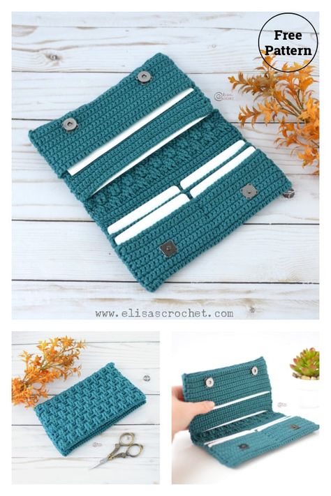 Crochet Wallet Tutorial, Wallet Pattern Free, Crochet Hairband, Crochet Wallet, Handbags Patterns, Crocheted Bags, Crochet Bag Pattern Free, Crochet Pouch, Aesthetic Cozy