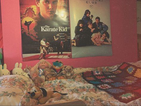 Bedroom From The 80s, Pastel, 80s Bedsheets, 1980s Room, 80s Themed Bedroom, 80s Teen Bedroom, 80’s Room, 1980s Bedroom, Dream Person