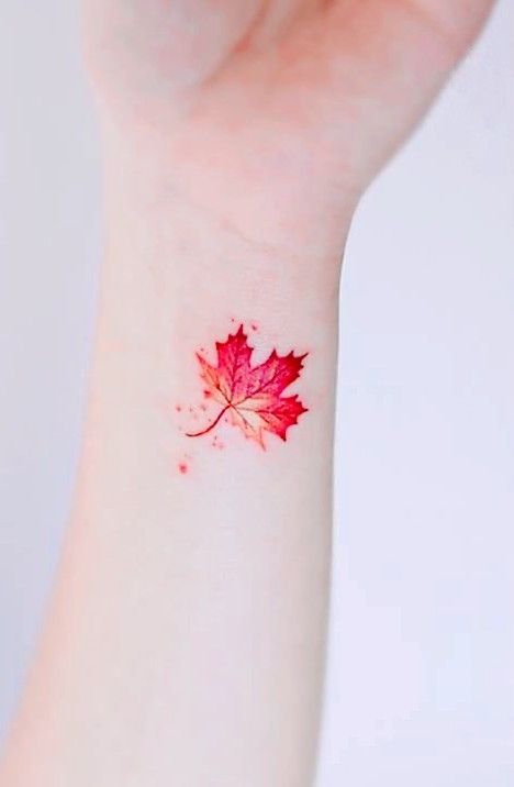 Maple Tree Tattoos For Women, Fall Tattoo, Tattoos Abstract, Tattoos Japanese, Tattoos Watercolor, Tattoos Traditional, Abstract Tattoos, Leaf Tattoo, Maori Tattoos