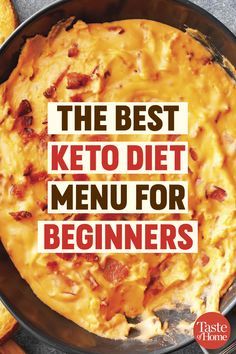 If You're Starting Keto, You Need This Menu Plan Keto Menu Plan, Breakfast Low Carb, Keto Menu, Starting Keto, Low Carb Diets, Ketogenic Diet Meal Plan, Keto Diet Food List, Low Carb Breakfast Recipes, Menu Plan