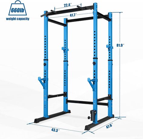 Multifunctional Power Rack Not only for pull up bar, but also for squats, hard pulls and many other exercises that work the whole body，The squat rack cage can also be used with a barbell as a squat rack. Disclaimer: Links may earn me a commision as an affiliate marketer. Your trust matters; my picks are genuinly authentic. Ask me about this product!😃 Pull Up Stand, Bar For Home, Gym Garage, Home Gym Garage, Squat Stands, Diy Gym, Basement Gym, Gym Room At Home, Pull Bar