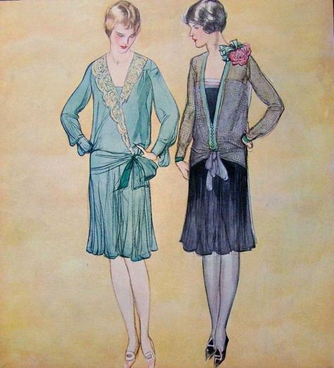 Planning a 1920s fashion wardrobe or selecting a 1920s dress? Think of your body as a unit. Choose your 1920's dress according to your silhouette 1920 Women, 1920s Fashion Dresses, Fashion Through The Decades, 1920s Fashion Women, 1920 Dress, 1920s Women, 1920s Outfits, 1920 Fashion, 20th Century Fashion