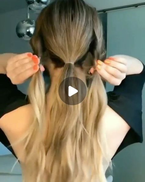 Fancy ponytail Fancy Ponytail, Ponytail Hairstyles Tutorial, Beach Wave Hair, Hair And Makeup Tips, Easy Hair Updos, Most Viewed, Hair Up Styles, Hair Videos Tutorials, Hair Today