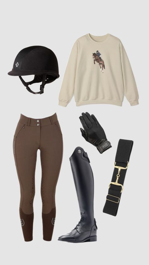 English Horse Riding Outfits, Horse Riding Outfit Summer, Horse Riding Outfit Casual, Equestrian Riding Clothes, Cute Horse Riding Outfits, Horse Girl Outfits, Riding Outfit Equestrian, Equestrian Style Outfit, English Riding Outfit