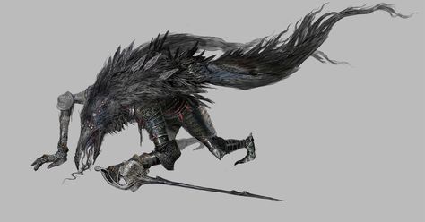 ArtStation - Crow knight commission, Ilya Baydin