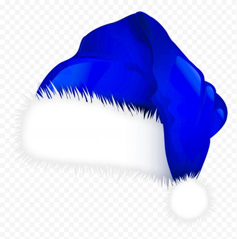 Blue Santa Hat, Blue Santa Claus, Santa Hat Png, Infant Art, Original Background, Hat Png, Christmas Board, Christmas Blue, Santa Claus Hat