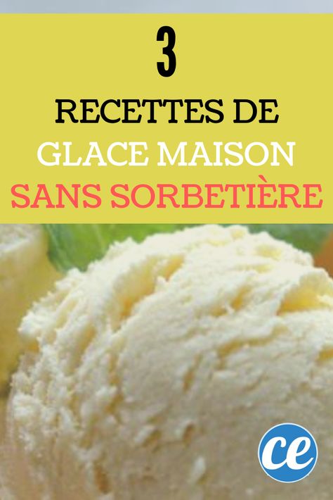 3 recettes de glace maison faciles à faire SANS sorbetière. Desserts Faciles, Cooking Cookies, Homemade Ice Cream Recipes, Vegan Ice Cream, Ice Cream Maker, Homemade Ice Cream, Frozen Desserts, Ice Cream Recipes, Summer Recipes