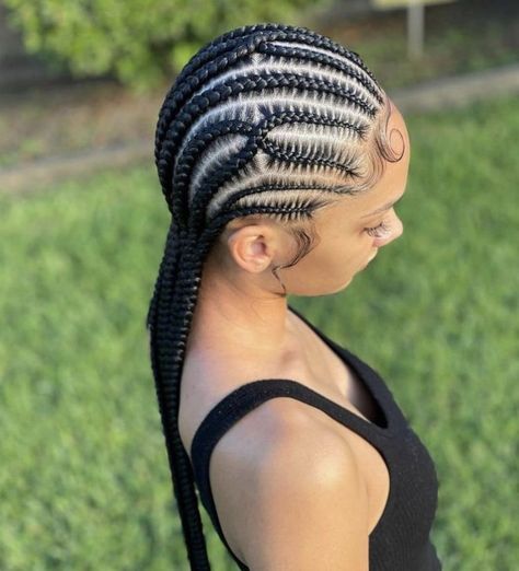 Braids For 2023, Hairstyles For Black Ladies, Mini Braids, Latest Hair Braids, Plait Styles, Ghana Braids Hairstyles, Cornrows Natural Hair, Cornrows Braids For Black Women, Female Hairstyles