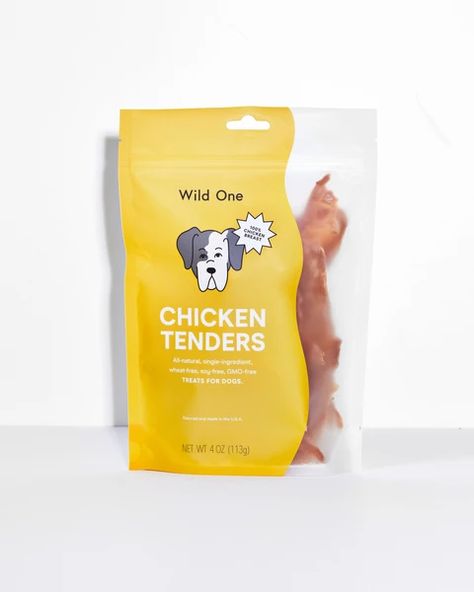 Dog Treat Packaging, Chicken Brands, Pet Food Packaging, Pet Shop Logo, Organic Dog Treats, Clean And Delicious, Tasty Chicken, Milk Shop, Dog Branding