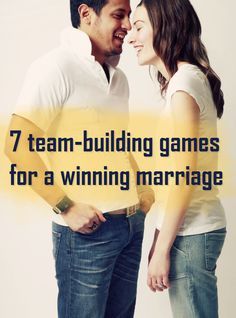 7 team-building games for a winning marriage. #marriage #games #date Team Building For Couples, Marriage Ministry Icebreakers, Marriage Ministry Games, Marriage Retreat Games Christian, Group Games For Married Couples, Marriage Retreat Goody Bags, Games For Married Couples Retreat, Marriage Games For Groups, Christian Couples Games