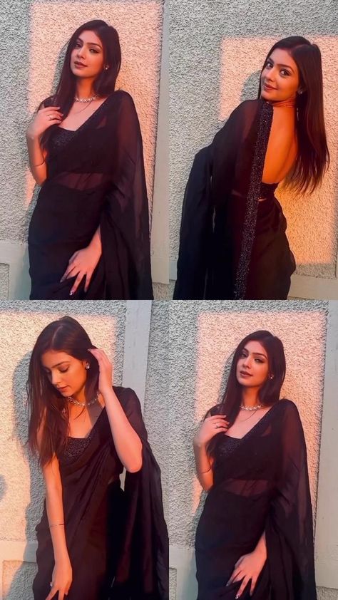 Georgette Saree Poses, Saree Look For Best Friend Wedding, Women Photo Poses In Saree, Pics On Saree Poses, Poses Of Saree, Photography Poses For Women In Saree, Best Photo Poses In Saree, Poses For Women In Saree Photoshoot, Self Portraits In Saree