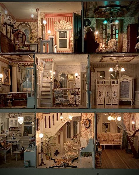 My Doll House Miniatures Victorian Dollhouse Interior, Beacon Hill Dollhouse, Doll House Miniatures, Classic French Style, Mini Doll House, Doll House Plans, تصميم للمنزل العصري, Victorian Dollhouse, Dolls House Interiors