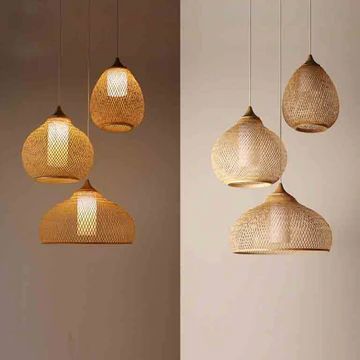 Pendant Lamps Artisan Living – Modish Store Lamps Restaurant, Bamboo Chandelier, Jute Hanging, Bamboo Light, Hanging Ceiling Lamps, Contemporary Traditional, Rustic Traditional, Rattan Pendant Light, Bamboo Crafts