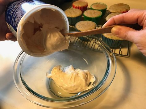 Canned Frosting Hacks Tips, Canned Frosting Tips, How To Dr, Canned Frosting, Frosting Tips, Electric Mixer, Evaporated Milk, Chocolate Frosting, Bundt Cake