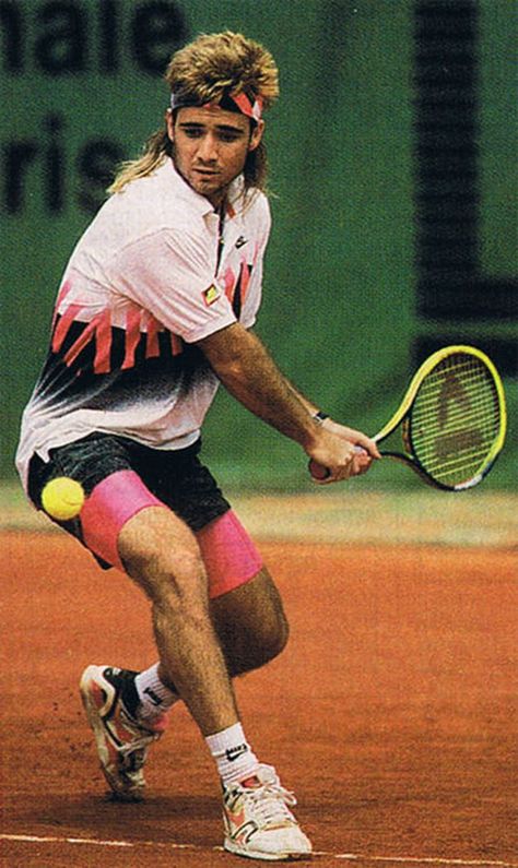 1990 French Open Tennis Techniques, Tennis Men, Tennis Photos, Boris Becker, Andre Agassi, Wimbledon Tennis, Much Style, Tennis Legends, Tennis Outfits