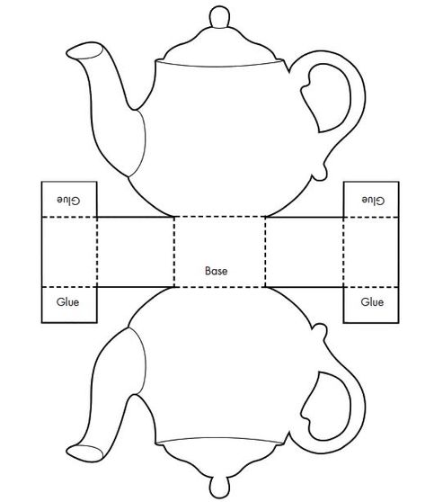 Teacup Template, Candy Box Template, Funny Wedding Invitations, Box Templates, Tea Party Decorations, Gift Box Template, Paper Diy, Mad Hatter Tea, Tea Party Birthday