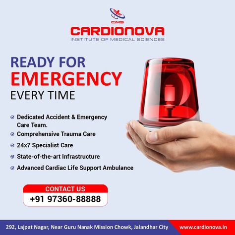 Hospital Ads Creative, Hospital Creative Ads, Hospital Ads, Body Logo Design, Advanced Cardiac Life Support, Body Logo, Hospital Emergency, Emergency Ambulance, Medical App