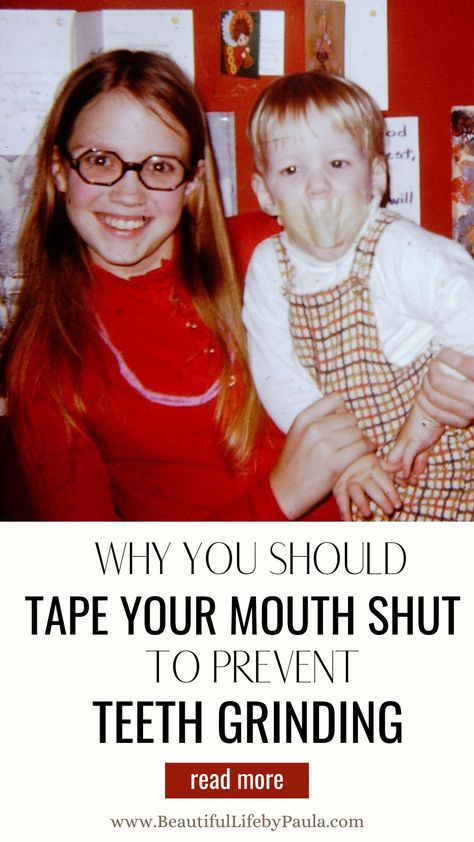 How to stop grinding your teeth at night by taping your mouth shut! | mouth taping for sleep | mouth taping benefits | bruxism remedies | Mouth Taping For Sleep, Bruxism Remedies, Mouth Taping, Teeth Grinding, Grinding Teeth, Top Pins, Beautiful Life, Transform Your Life, Life Is Beautiful