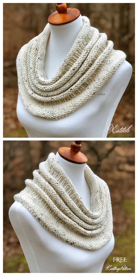 Knit Copycat Cowl Free Knitting Pattern - Knitting Pattern Cowl Scarf Knitting Pattern Free, Knit Hat And Cowl Pattern, Cowell Scarf Knit Pattern Free, Knitted Cowls In The Round, Infinity Scarf Knitting Pattern Free, Knitted Snood Pattern Free, 2 Skein Knitting Projects, Knitting Cowl Patterns Free, Knit Scarves Patterns Free