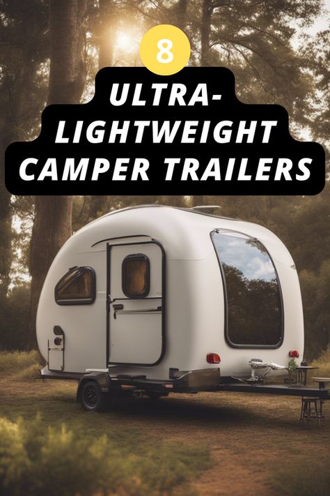 Discover the freedom of the open road without the weight! 🚐💨 Dive into our top 8 ultra-lightweight camper trailers under 1,500 lbs perfect for your next adventure. Are you ready to travel light and explore more? Click to find your dream camper now!  #rv #rvlife #rvhacks Lightweight Camper Trailer, Motorcycle Camper Trailer, Lightweight Campers, Best Travel Trailers, Dream Camper, Lightweight Trailers, Lightweight Travel Trailers, Rv Gear, Rv Dreams