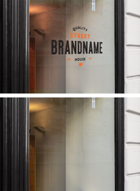 Window Sign Mockup Sign Mockup Free, Mockup Graphic Design, Mockup Free Psd Download, Graphic Design Freebies, Store Branding, Window Brands, Window Signage, Social Media Image, Logo Video