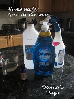 Homemade Granite Cleaner Dawn Cleaner, Granite Countertop Cleaner, Homemade Granite Cleaner, Quartz Cleaner, Soap Scum Remover, Granite Cleaner, How To Clean Granite, Greenhouse Plans, Homemade Soap