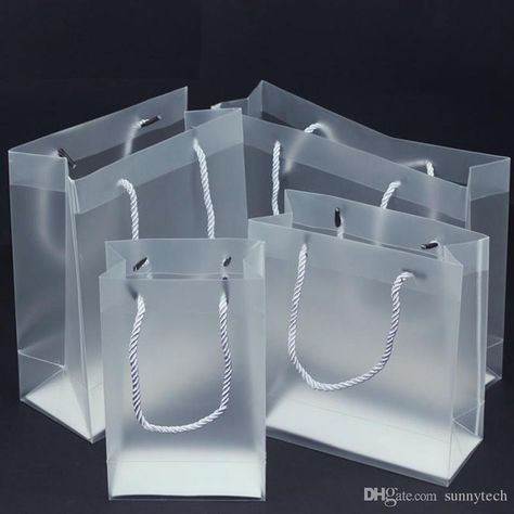 7 Size High Quality Waterproof Transparent PVC Bag Transparent Gift Tote Bag PVC Plastic Bags LZ1439 Wrapping Paper Gift Wrapping Paper Gift Bags From Sunnytech, $0.91| DHgate.Com Plastic Shopping Bag, Party Favor Wedding, Retail Bag, Paper Bag Design, Luxury Packaging Design, Clear Handbags, Retail Bags, Small Business Packaging Ideas, Pvc Bag