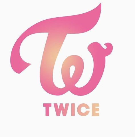 Twice Logo, Logo Twice, Twice Once, Twice Kpop, Television Program, Pinterest Logo, Kpop Wallpaper, Logo Icons, Cal Logo