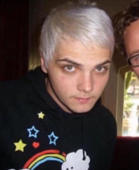 Gerard Way, White Hair, Hair, White