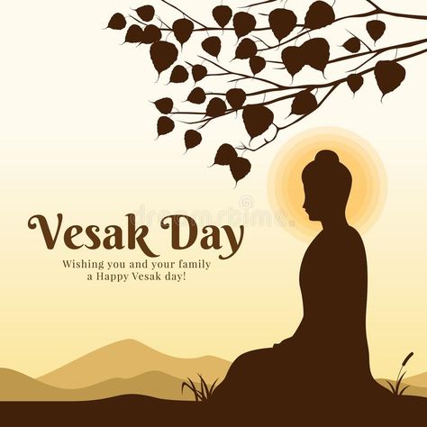 Bodhi Tree Art, Wesak Day, Budha Art, Vesak Day, Happy Teachers Day Card, Peace Flower, Eid Background, Cambodian Art, Buddha Art Drawing