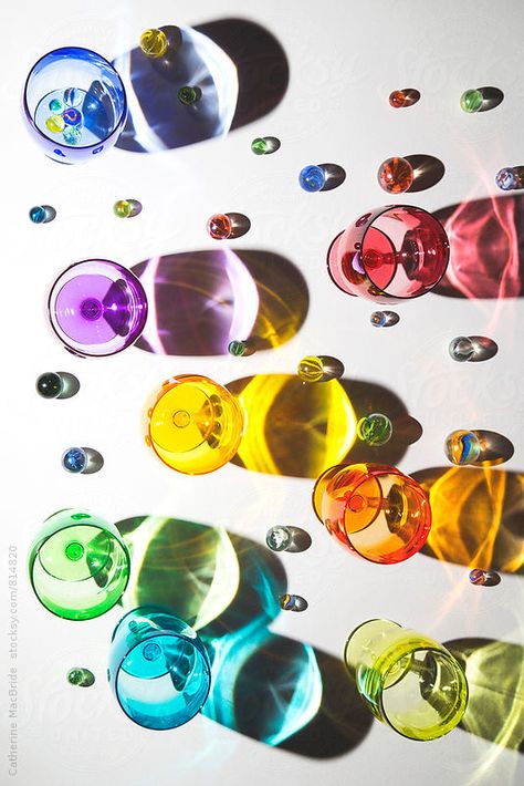 Glass Art Photography, Bright Color Photography, Colourful Glasses, Marble Photography, Colourful Objects Photography, Colourful Photography, Coloured Glass, Colour Photography, Colored Glass Photography