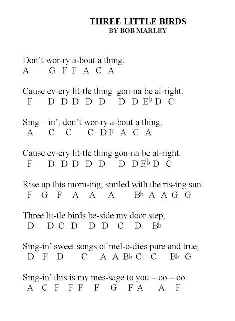 MUSIC LESSONS: FREE KEYBOARD/PIANO LESSON: How to play "Three Little Birds" by Bob Marley!! Piano Letters Songs, Keyboard Noten, Piano Music With Letters, Piano Songs Sheet Music, Sheet Music With Letters, Piano Songs For Beginners, Keyboard Sheet Music, Piano Sheet Music Letters, Piano Music Easy