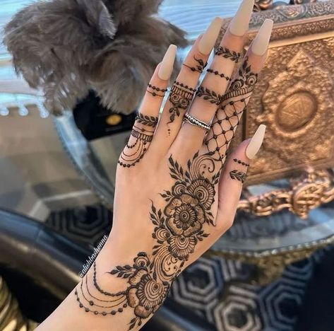 Inside Hand Mehndi Designs, Henna Designs Arm, Traditional Henna Designs, Indian Henna Designs, Cute Henna Designs, Henna Style Tattoos, Henna Inspired Tattoos, Henna Ideas, Henna Tattoo Designs Hand