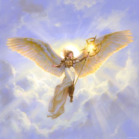 ArtStation - Angel - Cubeamajigs - Hit point Press, Marta Nael Fantasy Artwork, Angel Warrior, Angels And Demons, Angel Art, Fantasy Inspiration, Anime Angel, Animation Studio, Dnd Characters, An Angel