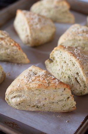 Savory Parmesan Pesto Scones | brunch all day with Butter & Air Pesto Scones, Parmesan Scones, Rosemary Scones, Baking Scones, Parmesan Bread, Savory Scones, Blueberry Scones, Savoury Baking, Scone Recipe