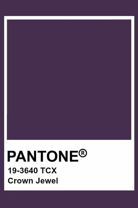 Dark Purple Pantone, Pantone Plum, Pantone Violet, Plum Paint Colors, Purple Pantone, Pantone Color Chart, Pantone Swatches, Color Knowledge, Pantone Palette