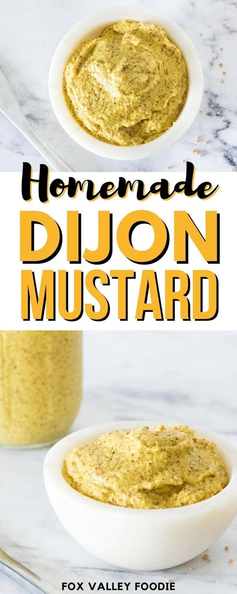 Homemade Dijon Mustard, Mustard Recipes, Grilled Brats, Homemade Mustard, Chili Pepper Recipes, Mustard Recipe, Homemade Condiments, Condiment Recipes, Sauces And Dips