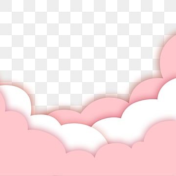 Valentines Day Border, Pink Clipart, Png Border, Pink Ideas, Pink Designs, Cute Pink Background, Pink Cartoon, Cloud Pink, Paper Cute