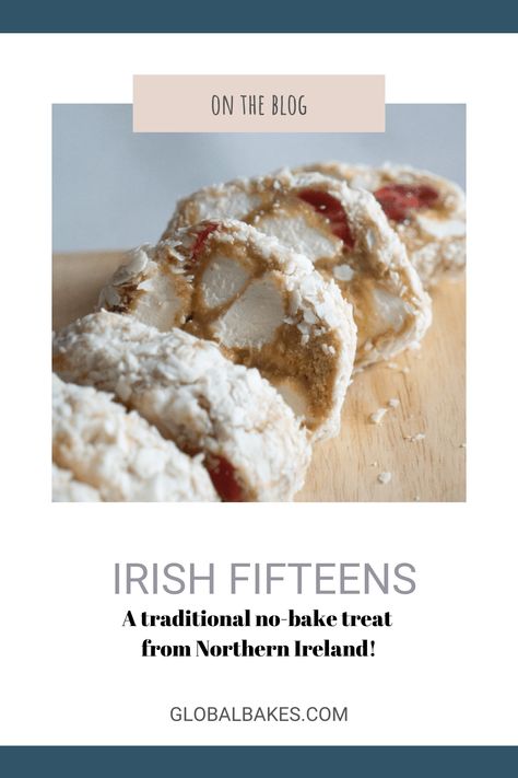 Irish Fifteens Recipe, Irish Candy Recipes, Irish Christmas Food Traditional, Irish Potluck Ideas, Irish Easter Food, Irish Party Food Appetizers, Celtic Desserts, Old Irish Recipes, Easy Irish Food