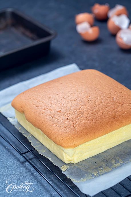 Cheese Sponge Cake, Castella Recipe, Castella Cake Recipe, Castella Cake, Vanilla Sponge Cake, Sponge Cakes, Baking Stuff, Sponge Cake Recipes, Clam Recipes