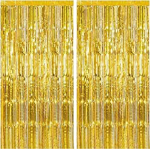 Dance Party Decorations, Foil Curtain, Curtain Backdrops, Gold Backdrop, Studio Backgrounds, Bachelorette Decorations, Halloween News, Photo Lighting, Dance Party