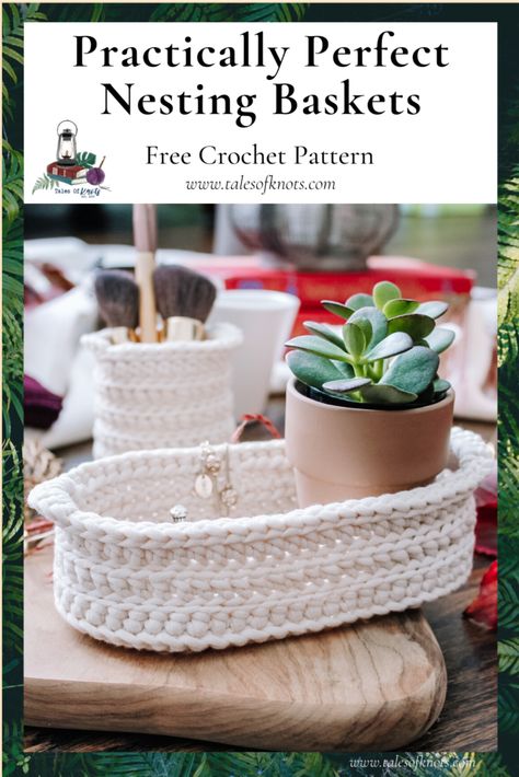 Crochet Bathroom, Small Crochet Gifts, Crocheted Baskets, Friends Crochet, Crochet Storage Baskets, Crochet Basket Pattern Free, Nesting Baskets, Crochet Table Runner Pattern, Crochet Storage